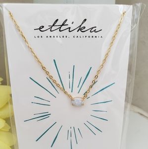 ettika Jewelry - NWT Ettika 18k gold plated kyocera opal necklace ettika Jewelry - NWT Ettika 18k gold plated kyocera opal necklace